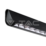36W LED Линейно Висящо Тяло Лупа 3 в 1 Черно