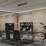 36W LED Линейно Висящо Тяло Лупа 3 в 1 Сив Мат