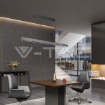 36W LED Линейно Висящо Тяло Лупа 3 в 1 Сив Мат