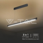 36W LED Линейно Висящо Тяло Дифузер 3 в 1 Черно