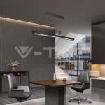 36W LED Линейно Висящо Тяло Дифузер 3 в 1 Черно