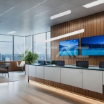 36W LED Линейно Висящо Тяло Дифузер 3 в 1 Бяло