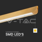 36W LED Линейно Висящо Тяло Дифузер 3 в 1 Златен Мат