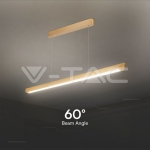 36W LED Линейно Висящо Тяло Дифузер 3 в 1 Златен Мат