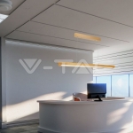 36W LED Линейно Висящо Тяло Дифузер 3 в 1 Златен Мат