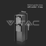 Наземен Контакт Неръждаема Стомана 2 x 16A / max. 3600W