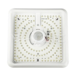 12W LED Плафон Със Сензор SAMSUNG Чип 3 в 1 Квадрат Бяло Тяло