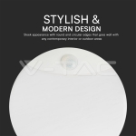 15W LED Тяло Със Сензор SAMSUNG Чип 3 в 1 Кръг Бяло Тяло IP44