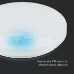 15W LED Тяло Със Сензор SAMSUNG Чип 3 в 1 Кръг Бяло Тяло IP44