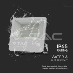 100W LED Прожектор SAMSUNG Чип 1м Кабел Черно Тяло 6400K