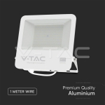 100W LED Прожектор SAMSUNG Чип 1м Кабел Бяло Тяло 6400K