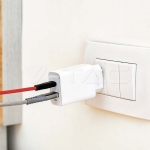 20W Адаптер 1 PD + 1 QC PORT Бяло Тяло