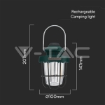 3W SMD LED Лампа За Къмпинг Презаредима Димираща IP44