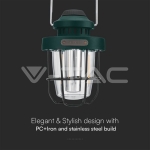 3W SMD LED Лампа За Къмпинг Презаредима Димираща IP44