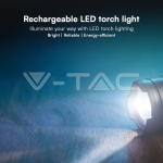 10W SMD LED Презаредимо Фенерче IP44