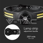 3W SMD + 5W COB Силиконов Челник IP44