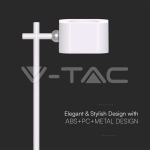 3W LED Магнитна Настолна Лампа Батерия 1800mAh CCT: 3IN1 Бяло Тяло