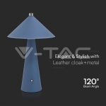 3W LED Настолна Лампа Батерия 4000mAh CCT: 3IN1 Син Тяло Димираща