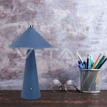 3W LED Настолна Лампа Батерия 4000mAh CCT: 3IN1 Син Тяло Димираща