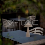 3W LED Настолна Лампа Батерия 4000mAh CCT: 3IN1 Кафяво Тяло Димираща