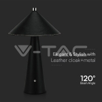 3W LED Настолна Лампа Батерия 4000mAh CCT: 3IN1 Черно Тяло Димираща