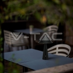 3W LED Настолна Лампа Батерия 4000mAh CCT: 3IN1 Черно Тяло Димираща