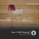 2.7W LED Настолна Лампа 3in1 Кафявa