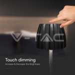 2.7W LED Настолна Лампа 3in1 Чернa