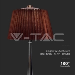 1.5W LED Настолна Лампа 3in1 Хром + Кафяво