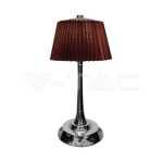 1.5W LED Настолна Лампа 3in1 Хром + Кафяво