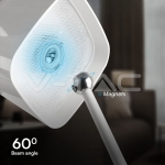 5W LED Магнитна Настолна Лампа С Батерия 3600mAh CCT: 3IN1 Бяло Тяло Димираща