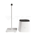 5W LED Магнитна Настолна Лампа С Батерия 3600mAh CCT: 3IN1 Бяло Тяло Димираща