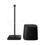 5W LED Магнитна Настолна Лампа С Батерия 3600mAh CCT: 3IN1 Черно Тяло Димираща