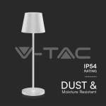 1.5W LED Настолна Лампа 3000K IP54 Пясък Бяло Тяло