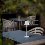 1.5W LED Настолна Лампа 3000K IP54 Пясък Бяло Тяло