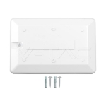 12W LED Стенна Лампа с Адрес SAMSUNG CCT 3IN1 IP65 IK10  Бяло Тяло