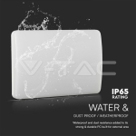 12W LED Стенна Лампа с Адрес SAMSUNG CCT 3IN1 IP65 IK10  Бяло Тяло