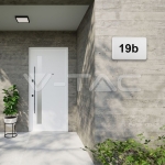 12W LED Стенна Лампа с Адрес SAMSUNG CCT 3IN1 IP65 IK10  Бяло Тяло