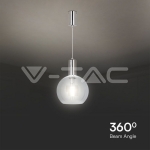 5W LED Висящ Пендел Прозрачно Стъкло 3000K