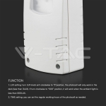 Фото Сензор IP65 Бяло Тяло