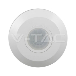 PIR Сензор Външен 360º Бяло Тяло