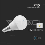 LED Крушка 4.5W E14 P45 4000K 3Бр/Сет
