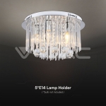 LED Плафон Дизайн Кристал D400 E14