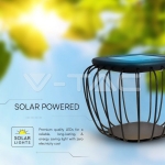 1W LED Дизайн Соларно Тяло Сиво Тяло 6000K+3000K