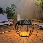 1W LED Дизайн Соларно Тяло Сиво Тяло 6000K+3000K