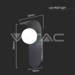 Стенна Лампа Дизайн G9 Черна IP20