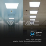 36W LED Панел 600x600 мм 2в1 6500K 6бр./Сет