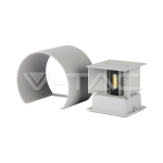 6W Аплик Сиво Тяло Кръг IP65 4000K