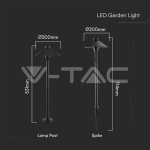 7W Тяло с Колче SAMSUNG Чип IP65 Черно Тяло 3000К