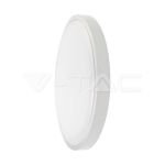 18W LED Плафон SAMSUNG Чип 3000K Кръг Бяла Рамка IP44